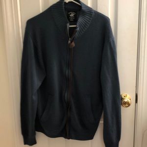 Beverly Hills Polo Club Zip Cardigan. Size-Medium